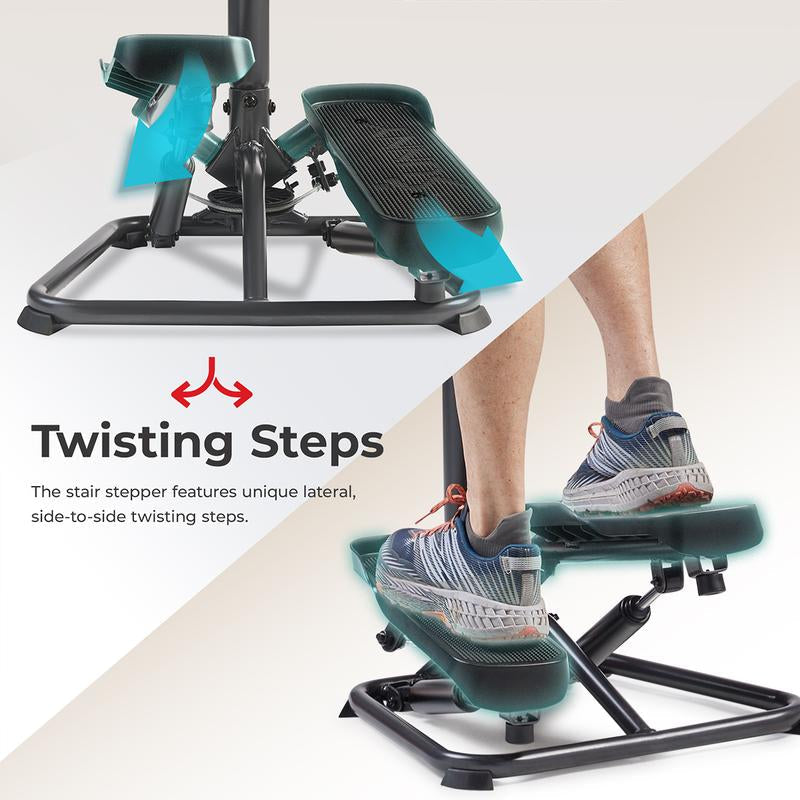 Twist Stair Stepper with LCD Monitor