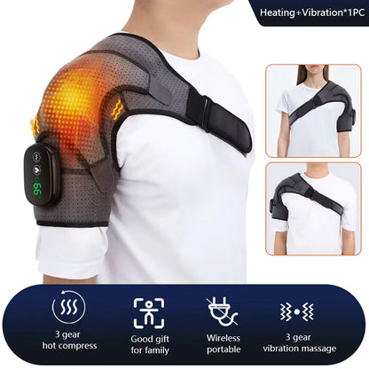 ThermaRelief™ – Electric Heated Shoulder & Knee Massager