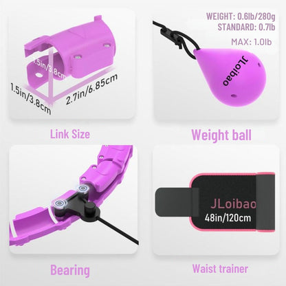 Smart Weighted Hula Hoop Set