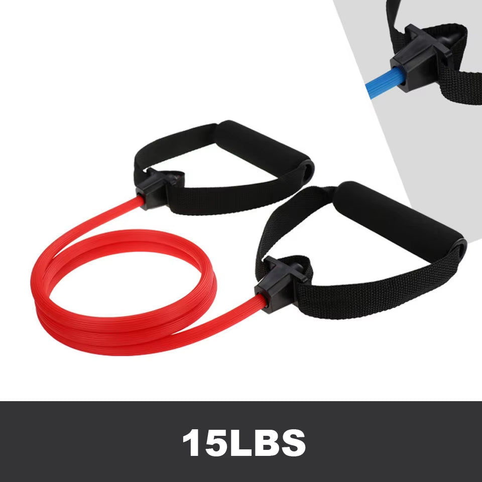 FlexTone™ – Elastic Resistance Bands for Full-Body Training (10-30LB)