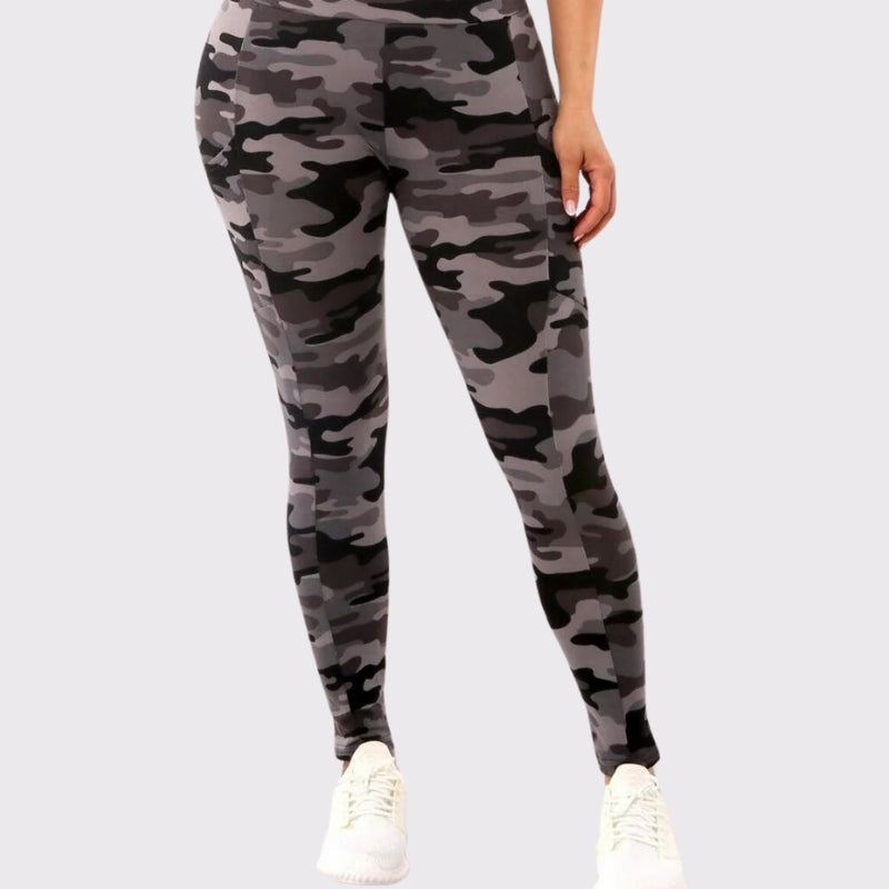 Camo Print High Waist Comfy Leggings