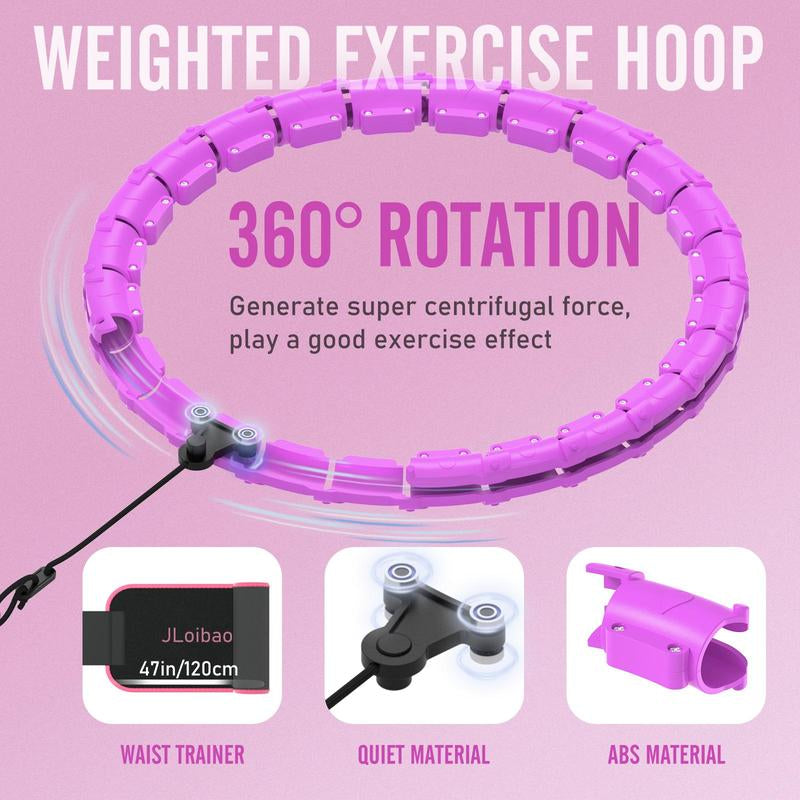 Smart Weighted Hula Hoop Set