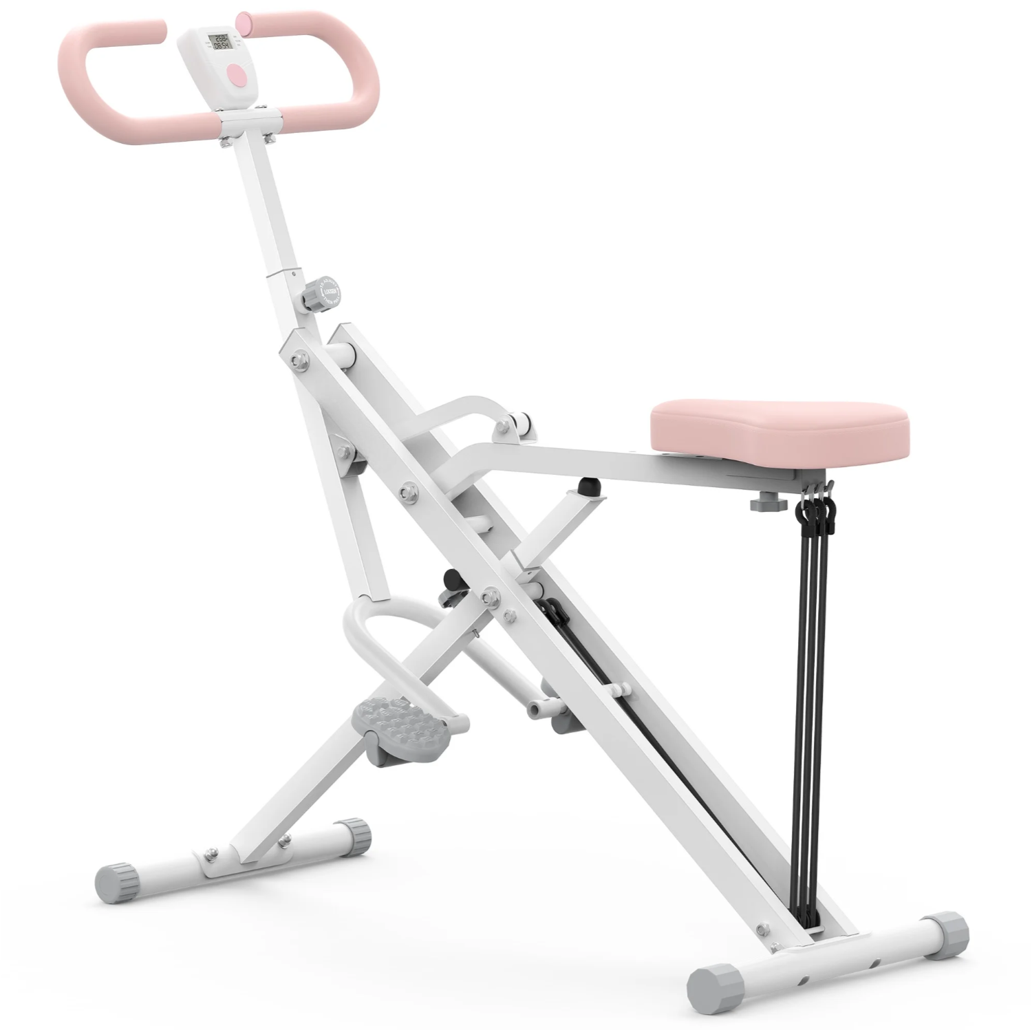 Adjustable Squat Trainer with Triple Resistance Bands for Total Lower Body Strength