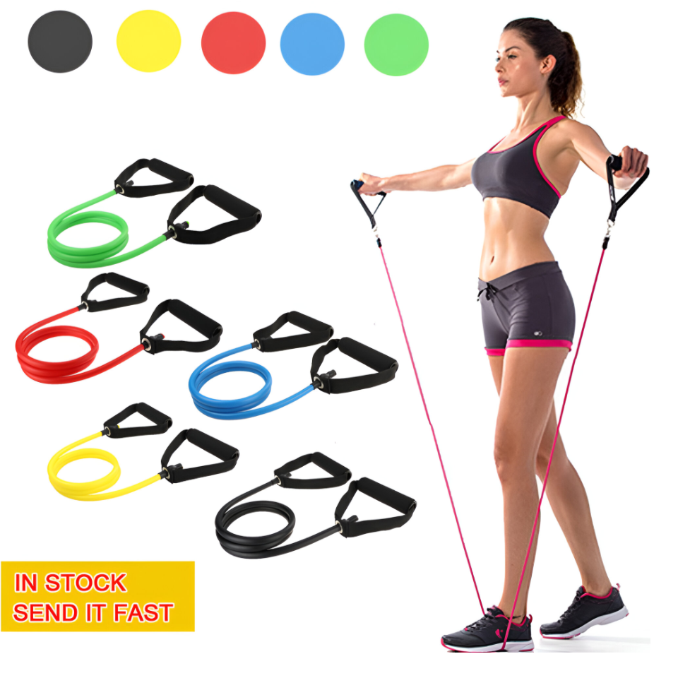 FlexTone™ – Elastic Resistance Bands for Full-Body Training (10-30LB)